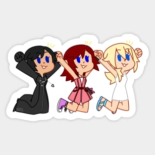 Xion Kairi Namine Positivity Sticker